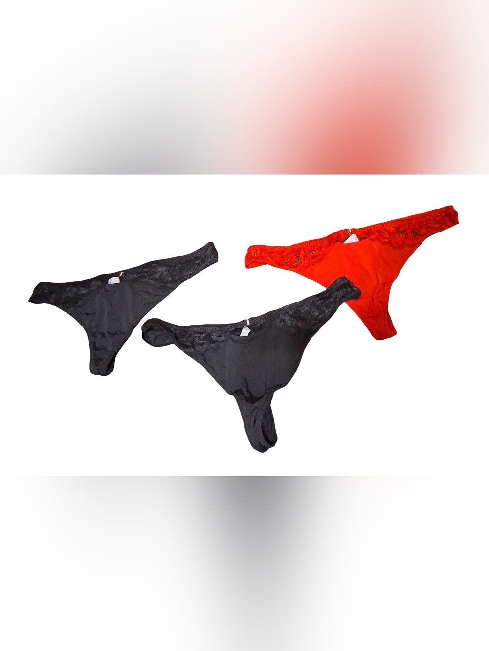 Clothes: Womens Size X-large 3pc Thongs Set